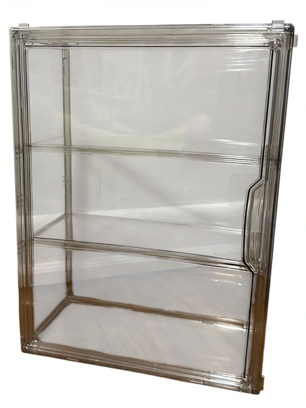 Clear Acrylic Wall Storage Shelf - Multi-Tier Organizer